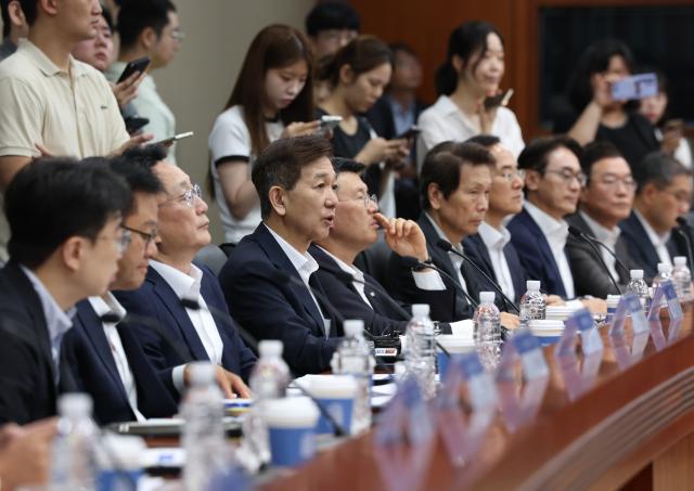 황성엽 금융투자협회장이 13일 서울 영등포구 금융투자협회에서 열린 이찬진 금융감독원장과 자산운용사 CEO 간담회에서 발언하고 있다 사진연합뉴스