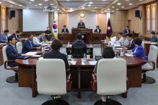 홍성군의회, 첫 임시회 마무리…하반기 군정 현안 점검