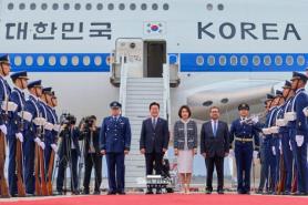 Koreas Lee heads for Argentina after state visit to Chile