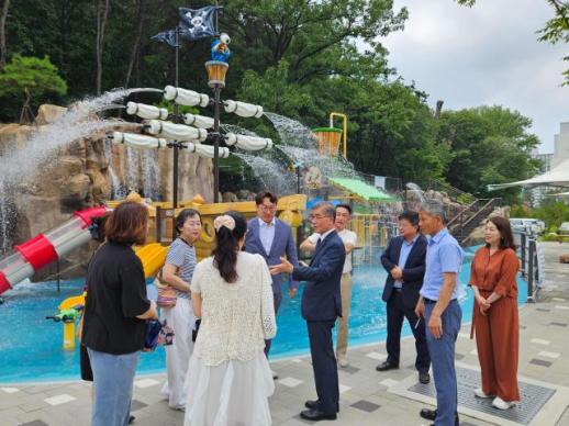 iH, 황화산숲길공원에 대형 풀장·워터슬라이드 갖춘 물놀이장 개장