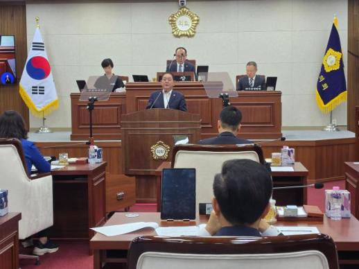 김원중 무안군의원 항공특화산단 기능 재정립해야…일반산단 전환·앵커기업 유치 제안