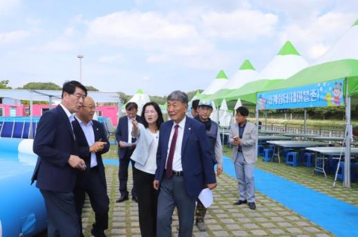 상주시의회, 水퍼 썸머 페스티벌 현장 찾아 안전 실태 점검
