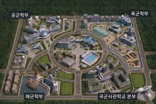 국군사관학교 예상 조감도 그래픽국방부
