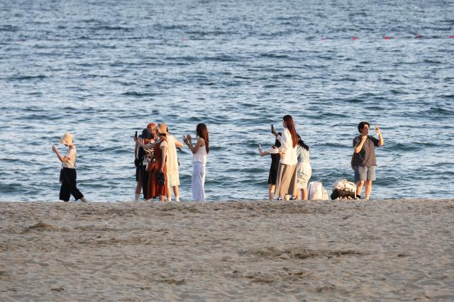 Japanese tourists are seen in Busan as the southern port city records a sharp increase in visitors from Japan as currency turns in favor of visitors July 24 2026 AJP Yoo  Na-hyun