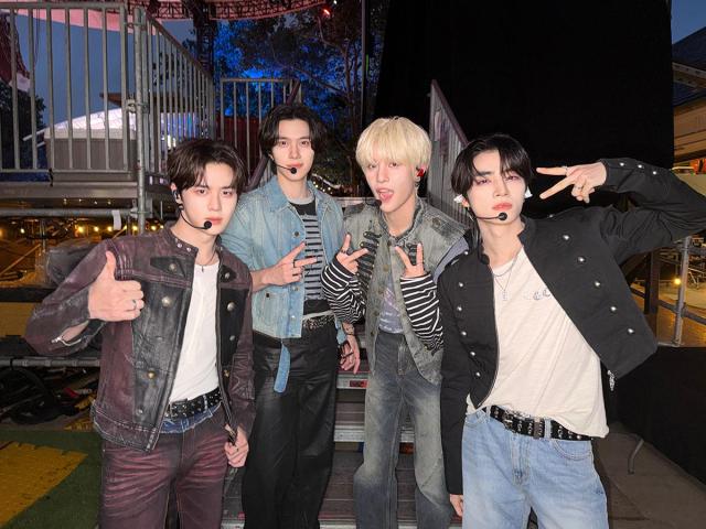Boy band WayV promote upcoming album with US debut performance in New York