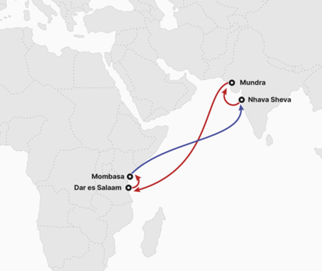 HMM to open India-East Africa container route in September