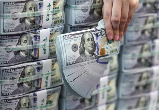 韓国の外貨準備高、外平債発行などで4279億ドルに…2カ月連続増加