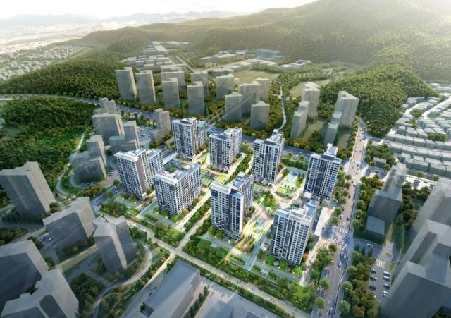 영종하늘도시 A4블록 A6블록 조감도 사진금호건설