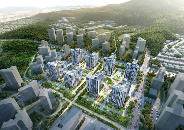 영종하늘도시 A4블록 A6블록 조감도 사진금호건설