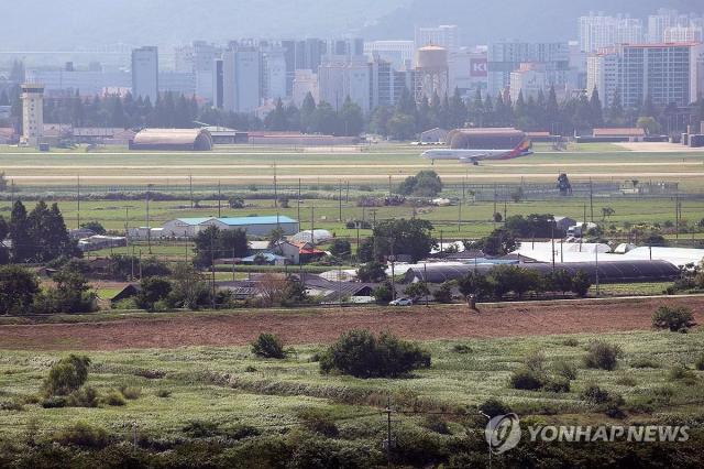 호남반도체 클러스터 부지가 될 광주군공항 사진연합뉴스