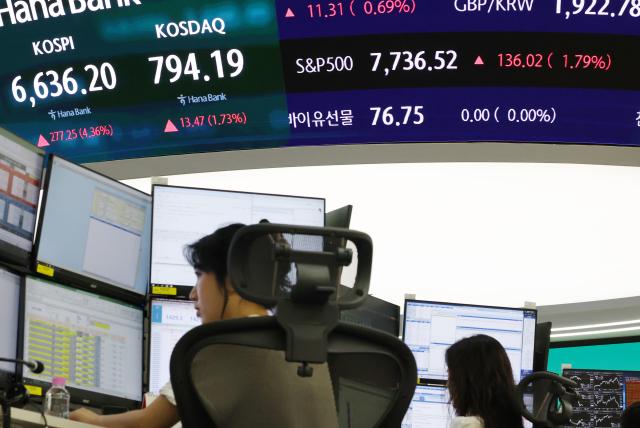 美 반도체 랠리 이어받은 코스피 4%대 강세…코스닥도 2%대↑