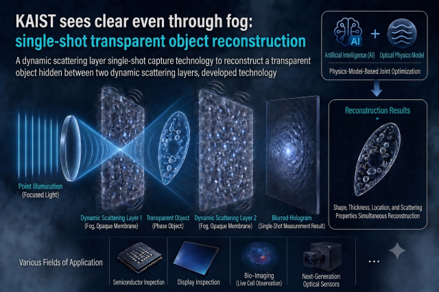 KAIST recovers transparent objects hidden behind fog