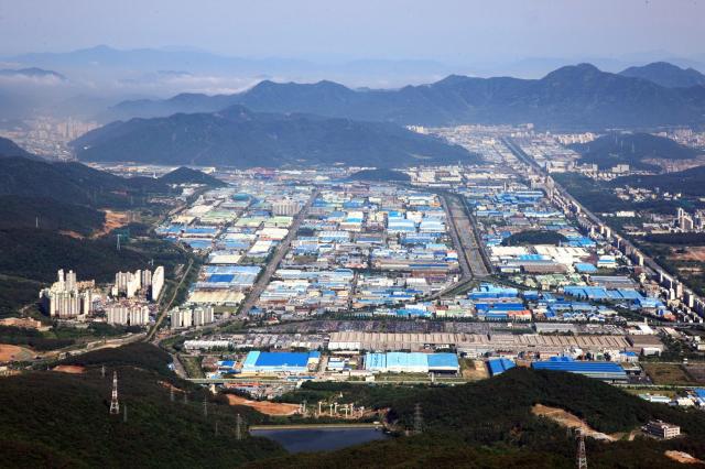 창원국가산업단지 전경사진창원시
