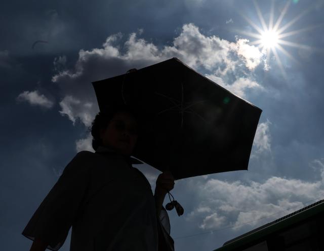 The temperature has been hovering above 30 degrees almost a month climbing closer to 40 degrees since August AJP Yoo Na-hyun