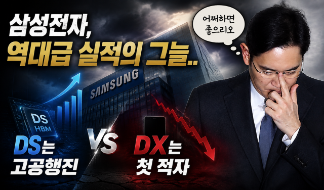 삼성전자, 역대급 실적의 그늘…갤럭시 포함 DX 부문 첫 적자