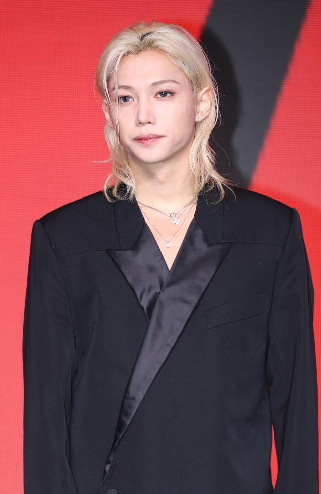Felix of Stray Kids attends a press event for the groups new EP THIS  THAT in Seoul on Aug 6 2026 AJP Yoo Na-hyun
