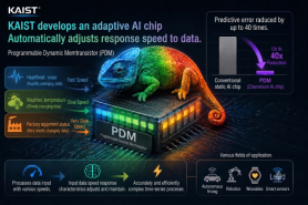 KAIST develops AI chip with tunable response speed