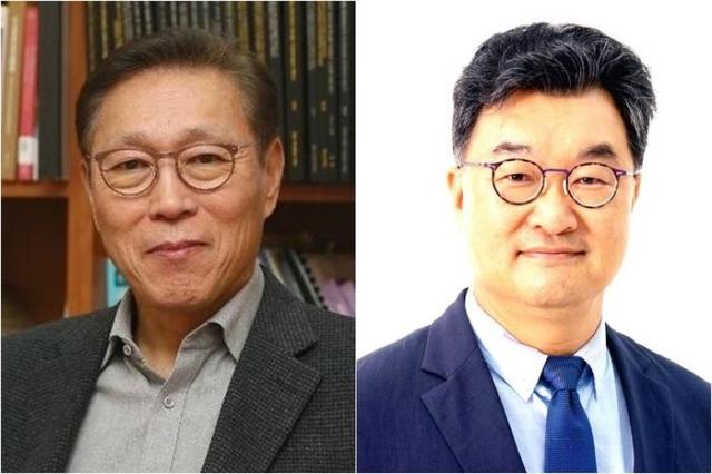 김태유 서울대 공대 교수왼쪽와 김흥규 아주대 정치외교학과 교수 겸 미중정책연구소 소장 사진연합뉴스