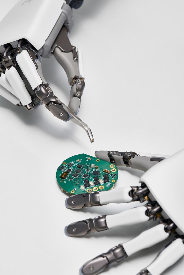 Robotic hands of Allex a humanoid developed by Korean startup WeRobotics demonstrate precision assembly Courtesy of WeRobotics