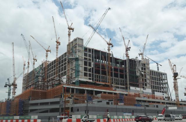 A SK hynix fab under construction at Yongin chip cluster in July 2026 AJP Yoo Na-hyun