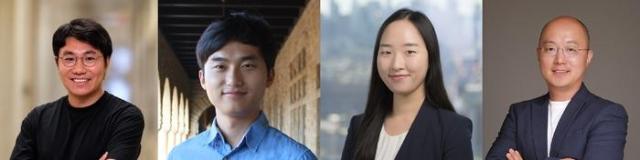박용근 교수 연구실 동문들의 현재 사진 왼쪽부터 조상연 라이스대 조교수 조영주 UC 버클리 조교수 이서은 일라이 릴리 연구원 박용근 KAIST 교수사진KAIST