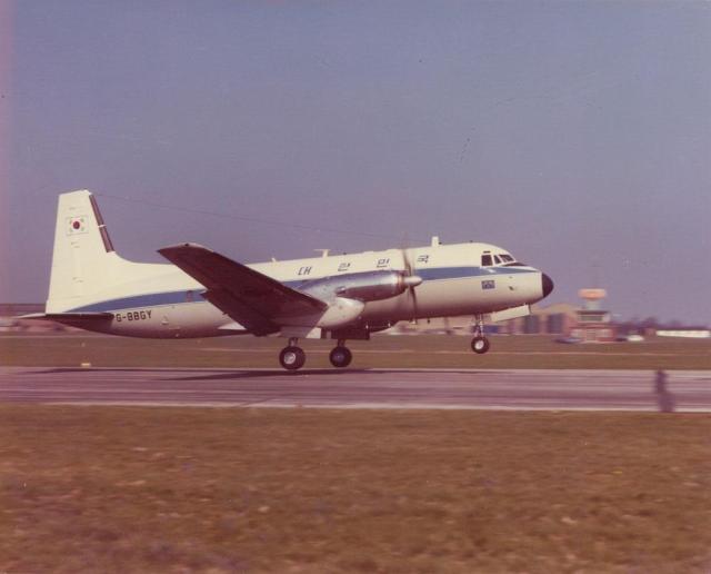 An archival photo shows an HS-748 aircraft one of the key exhibits featured in a special exhibition at the National Aviation Museum of Korea Courtesy of the National Aviation Museum of Korea
