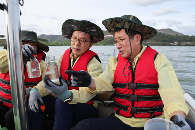 낙동강 상수원 시찰사진김해시