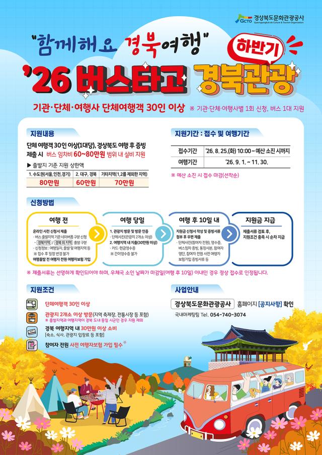 버스타고 경북여행 포스터 사진경상북도문화관광공사