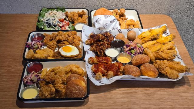 bhc 플래그십 스토어 강남역점에서 맛볼 수 있는 박스 플래터 메뉴 사진김현아 기자