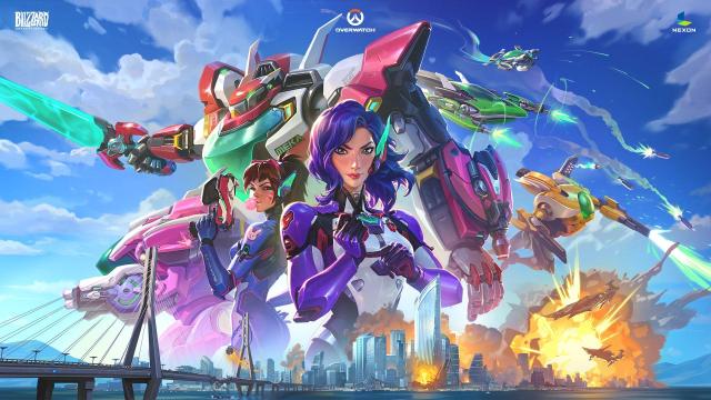 넥슨이 퍼블리싱하는 블리자드의 하이퍼 FPS 게임 오버워치의 시즌4 포스터 사진넥슨