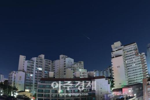 Lluvia de meteoros Perseidas observada en Seúl