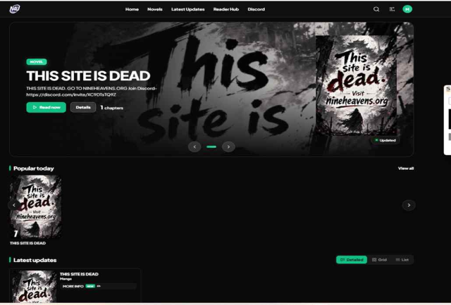 A shutdown notice reading This Site Is Dead appears on the piracy site formerly known as Novel one of three North Africa-based platforms taken down in the joint operation Courtesy of the Ministry of Culture Sports and Tourism