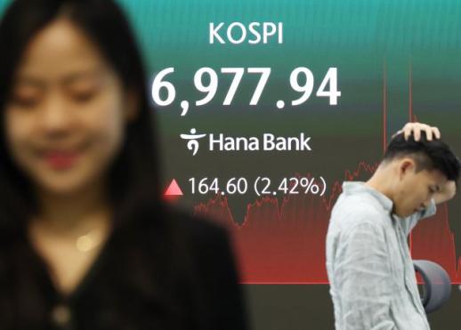 [주간증시전망] 코스피 한 주 11% 급등…7000선 안착 주목