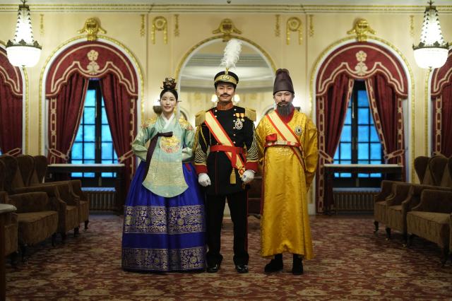 덕수궁 밤의 석조전 뮤지컬 모습 사진국가유산청