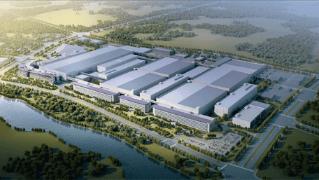 Yangtze Memory Technologies Cos semiconductor manufacturing complex in Wuhan China Courtesy of YMTC