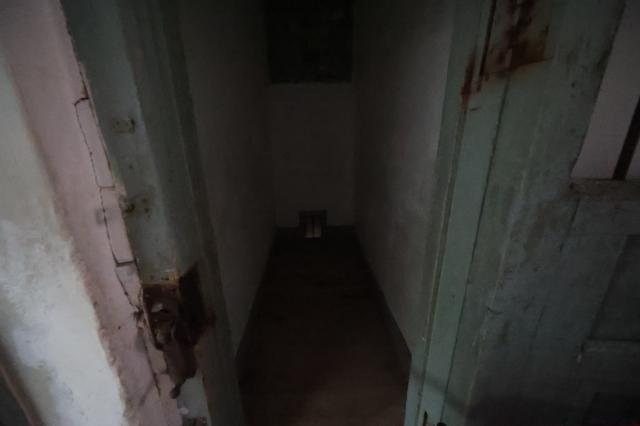 A solitary confinement cell is seen at Seodaemun prison history hall