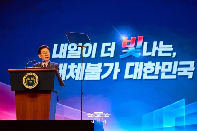 President Lee Jae Myung makes Aug 15 Liberation Day address on Aug 15 2026 Courtesy of the Cheong Wa Dae