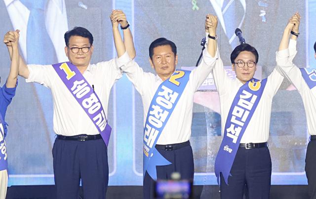김민석·정청래, 전당대회 마지막 날까지 반명·신천지 공방