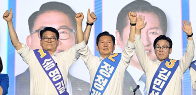 민주당 전대 막판 표심전…김민석·정청래·송영길 안정·단결·변화 호소