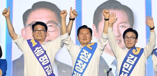 민주당 전대 막판 표심전…김민석·정청래·송영길 안정·단결·변화 호소