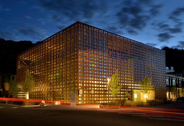 기관명은 미술관이지만 비소장형 기관 즉 쿤스트할레 로 운영되는 아스펜 미술관Aspen Art Museum 사진위키미디아