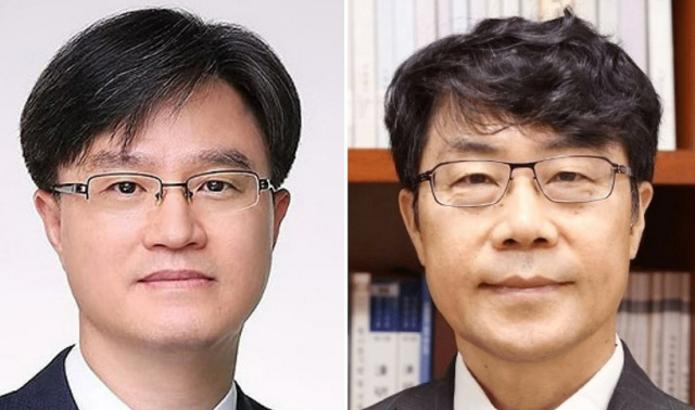 조희대 대법원장은 18일 노태악 전 대법관·이흥구 대법관 후임으로 손봉기왼쪽 대구지방법원 부장판사와 김성수 서울고등법원 부장판사를 이재명 대통령에게 임명 제청했다 사진연합뉴스