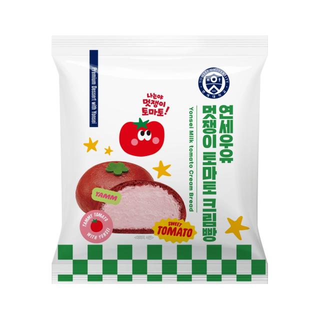 연세우유 멋쟁이 토마토 크림빵 사진연세유업