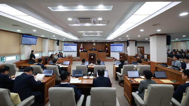 19일 제274회 논산시의회 임시회 개회사진논산시의회