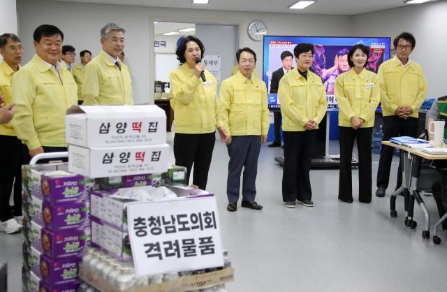충남도교육청 을지훈련 사진충남도의회