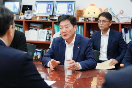조용호 오산시장, 국회서 세교3지구 현안 건의...자족용지·분당선 연장 요구