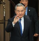 Chinas foreign minister Wang Yi arrives in Korea via Gimpo Airport