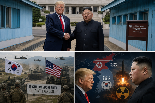 Will Trumps joint drill reduction revive talks with North Korean leader?
