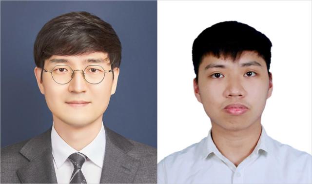 왼쪽부터 부산대 윤화영 교수 응웬후롱 연구원사진부산대학교