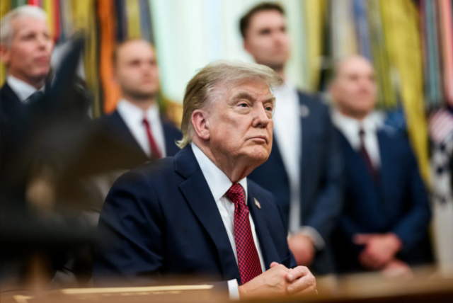 US President Donald Trump makes an announcement on American nuclear innovation in the Oval Office at the White House in Washington DC July 24 2026 Official White House photo by Molly Riley